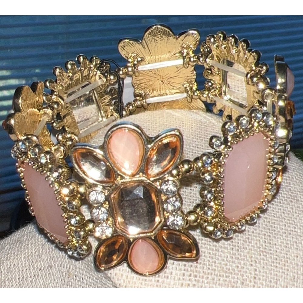 G by Gennaro Rhinestone Stretch Bracelet